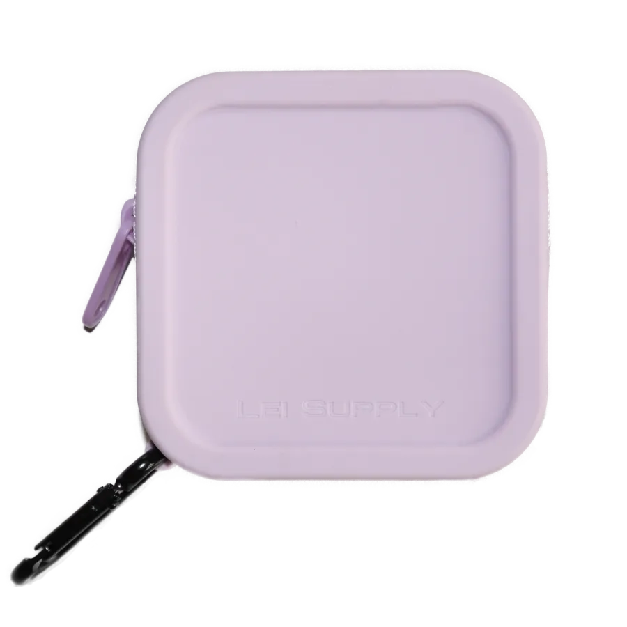 Lilac - BAGZ - supersoftes Minibag mit Karabiner in lila