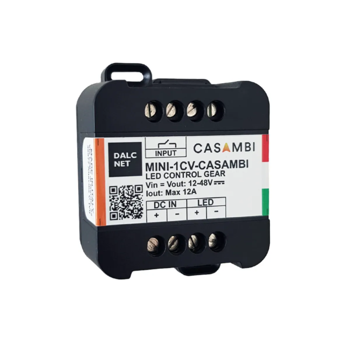 DALCNET MINI-1CV-CASAMBI Casambi / Push-Dimm / Dimmer / CV / 576W / 12 A / 12V-48V