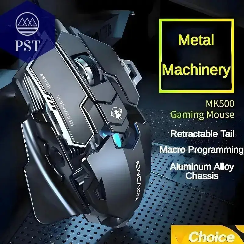 Mechanical Gaming Mouse 9 Keys 12800DPI
