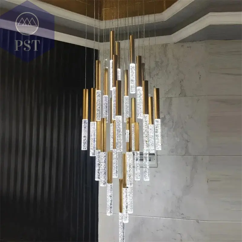 Moderne Kristall LED Pendelleuchte