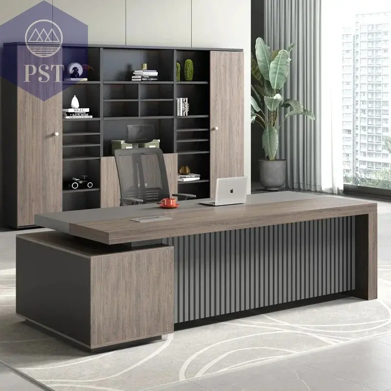 Moderne Büromöbel eleganter Schreibtisch mit Stauraum Möbel