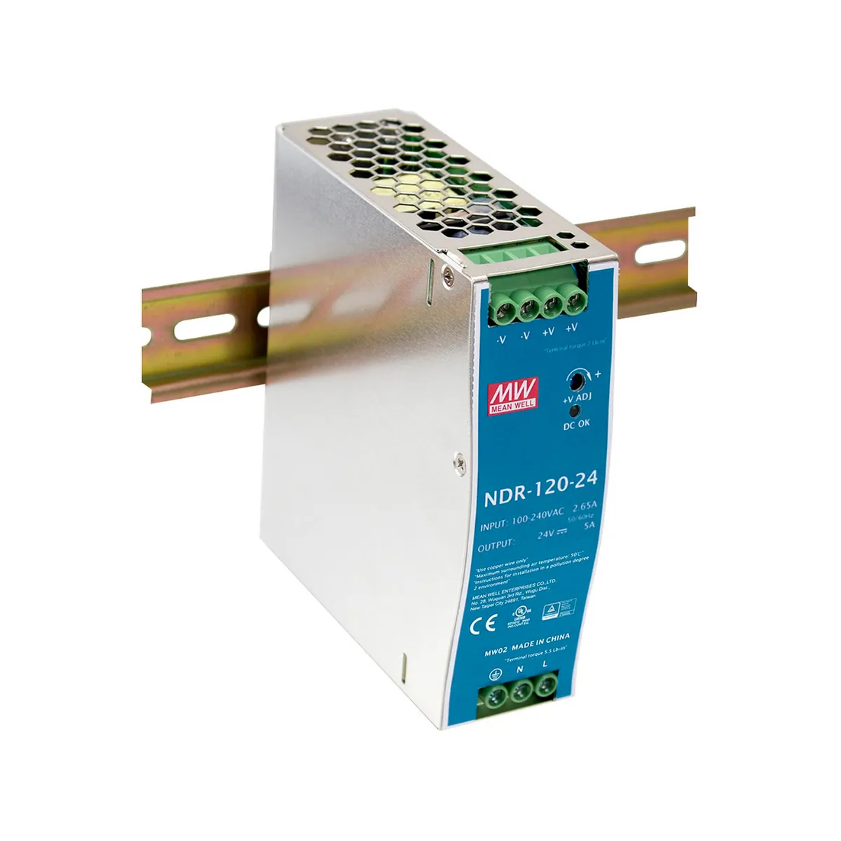 MeanWell NDR-120-48 (120W/48V) Hutschienen-Netzteil