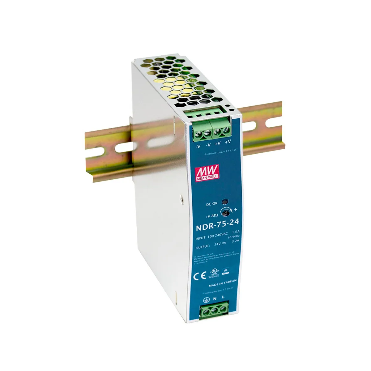 MeanWell NDR-75-48 (76W/48V) Hutschienen-Netzteil
