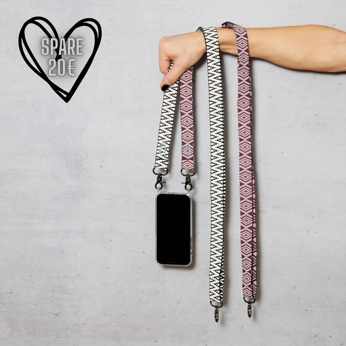 Style Bundle zum Wechseln aus 2 Handybänder + Handyhülle | Midnight Star & Wine Tasting