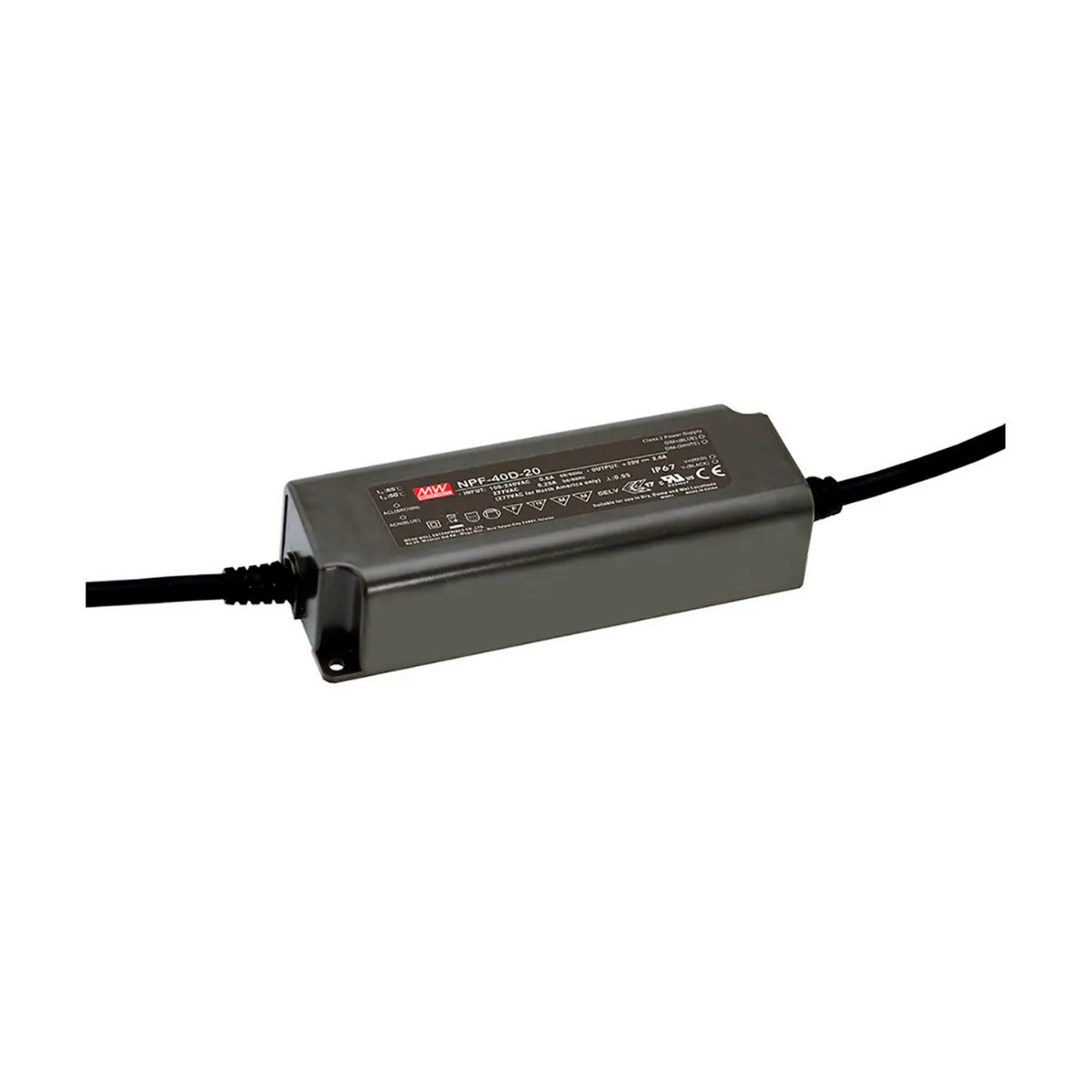 MeanWell NPF-40D-12 (40W/12V) LED-Netzteil (dimmbar)