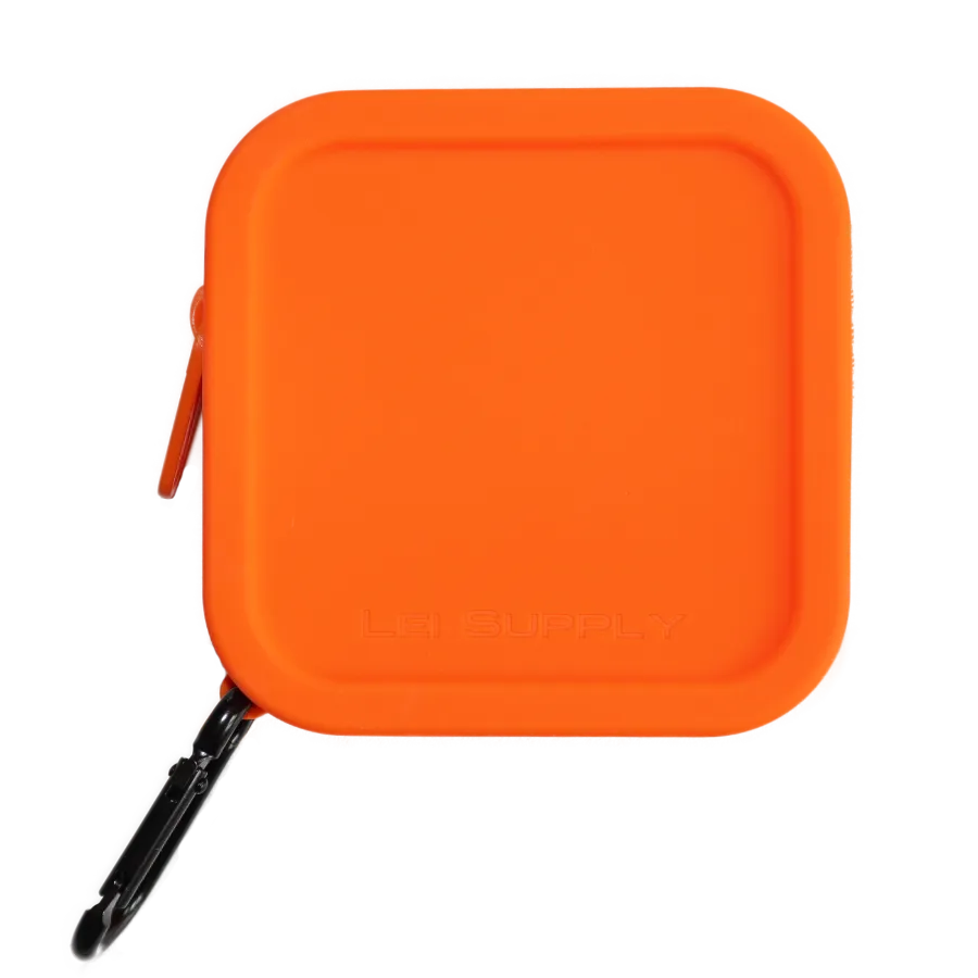 Neon Orange - BAGZ - supersoftes Minibag mit Karabiner in orange
