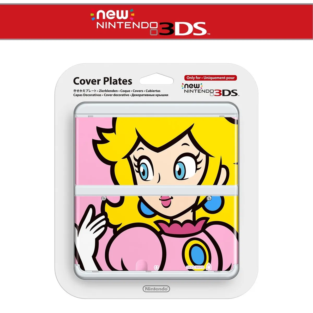New 3DS Cover Plates / Zierblende 004 Design Prinzessin Peach (NEU) 🆕