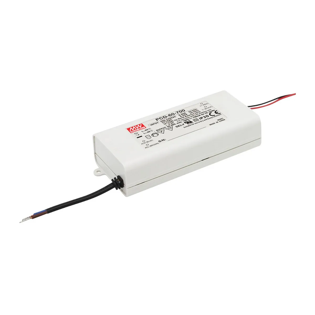MeanWell PCD-60-1050B (60W/34-57V) LED-Netzteil (dimmbar)