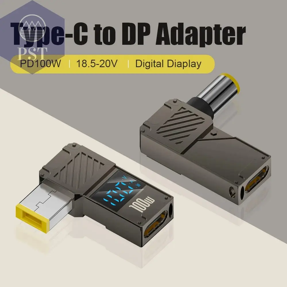 PD100W Type-C to DC Plug Converter USB C to DC Laptop Charging Adapter Power Charger Connector
