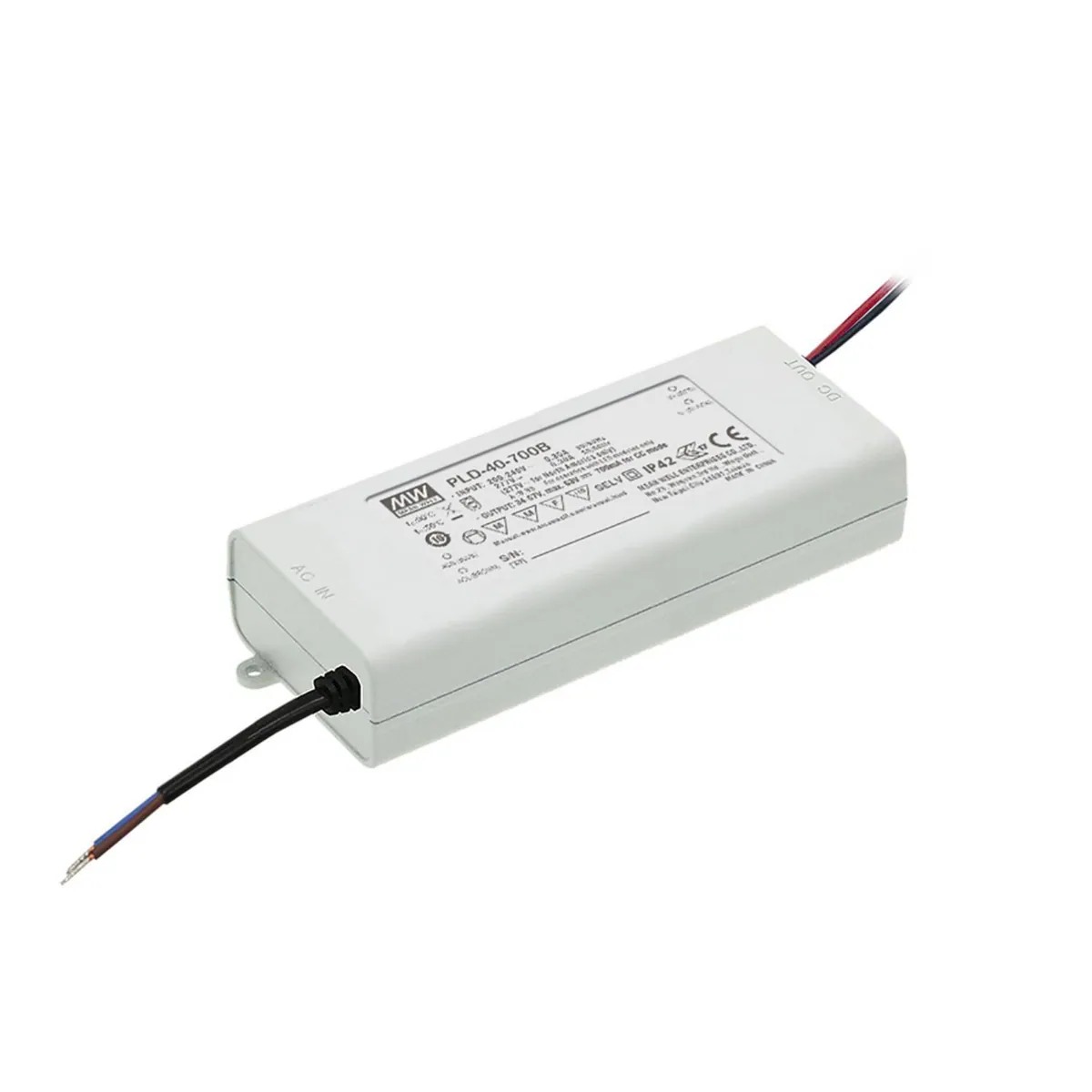 MeanWell PLD-40-700B (40W/34-57V) LED-Netzteil