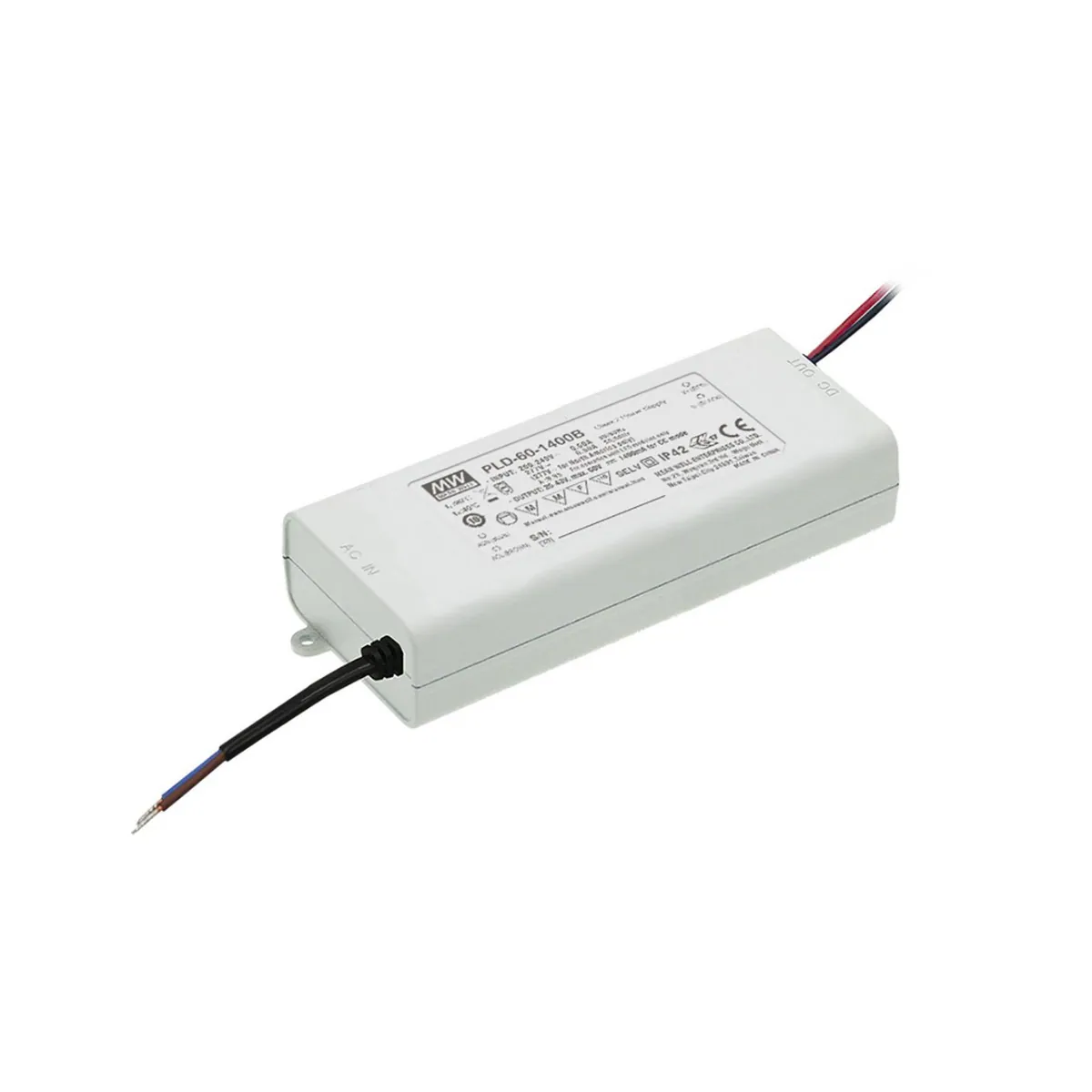 MeanWell PLD-60-1750B (60W/20-34V) LED-Netzteil
