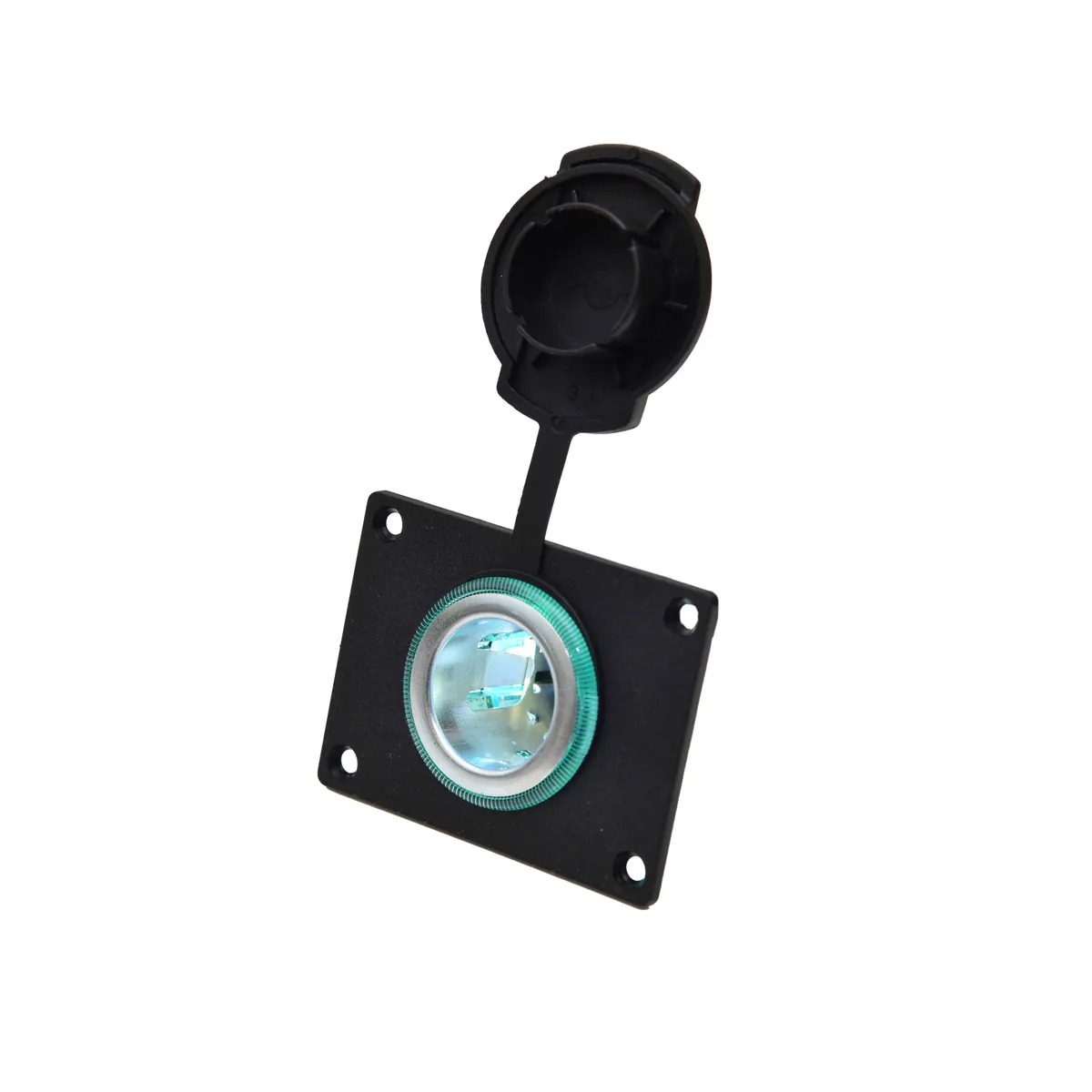 Einbau Power Steckdose Normbuchse SAE J563 mit beleuchteter Frontplatte