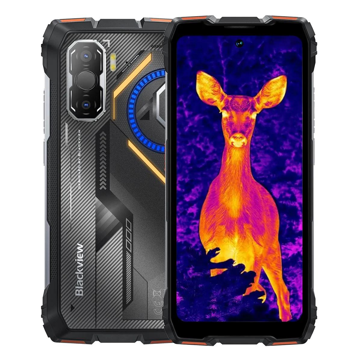 Blackview ROCK 3 – Outdoor Handy 4G mit Wärmebildkamera, 6,78 Zoll 120Hz, 108MP, 400LM Taschenlampe