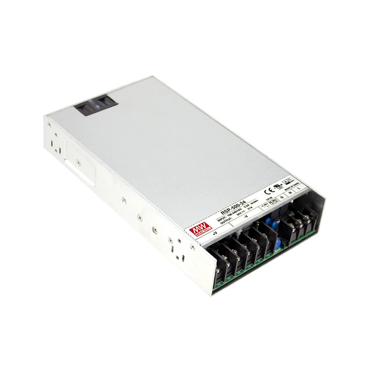 MeanWell RSP-500-12 (500W/12V) Einbaunetzteil / Netzteilbaustein