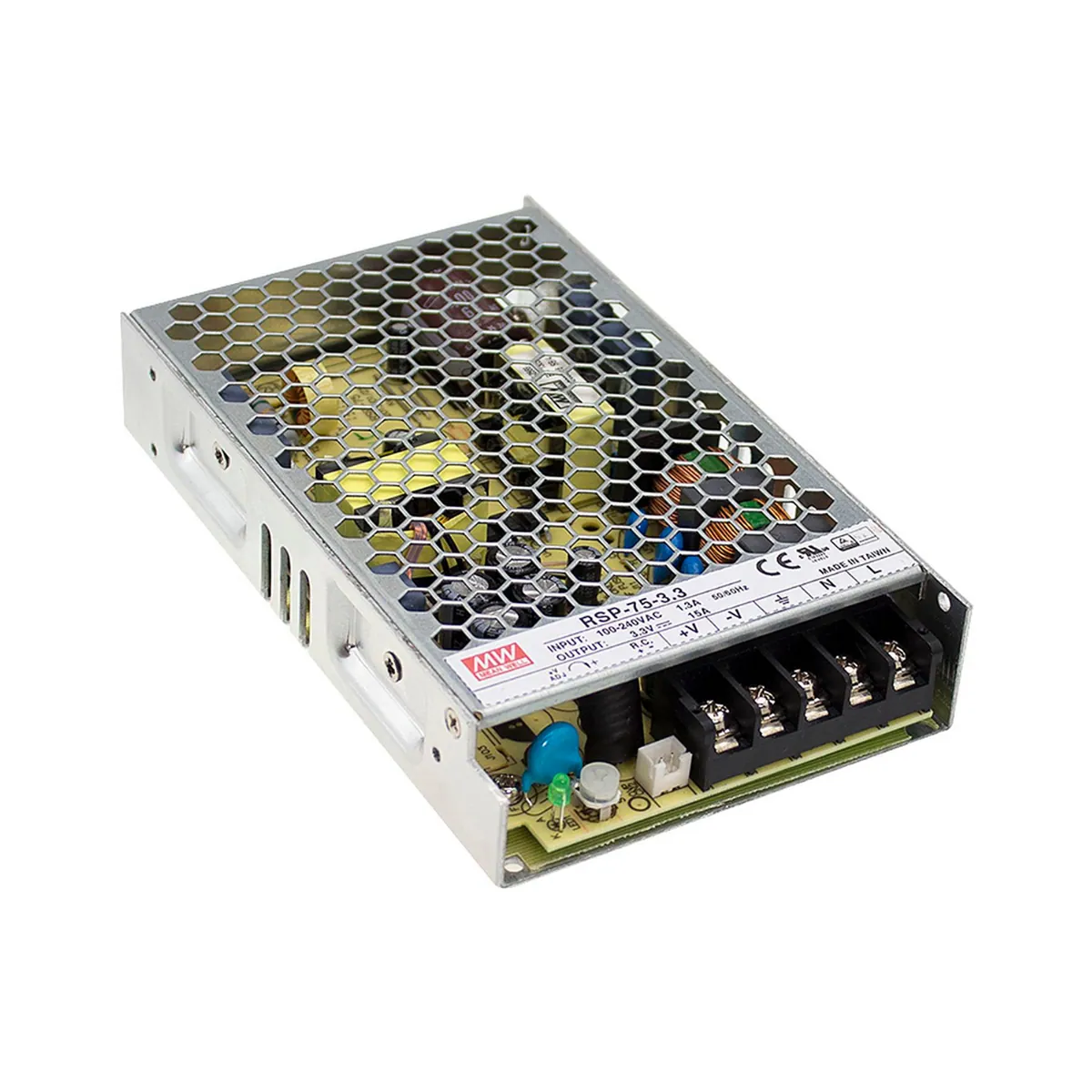 MeanWell RSP-75-5 (75W/5V) Einbaunetzteil / Netzteilbaustein
