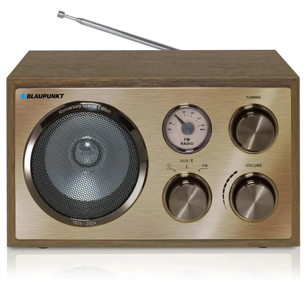 Nostalgieradio mit Bluetooth | RXN 180 Walnuss Messing