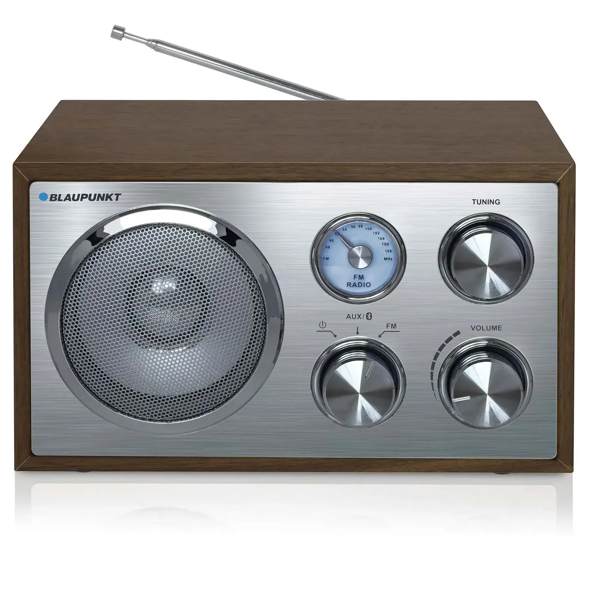 Nostalgieradio mit Bluetooth | RXN 180 Walnuss Silber