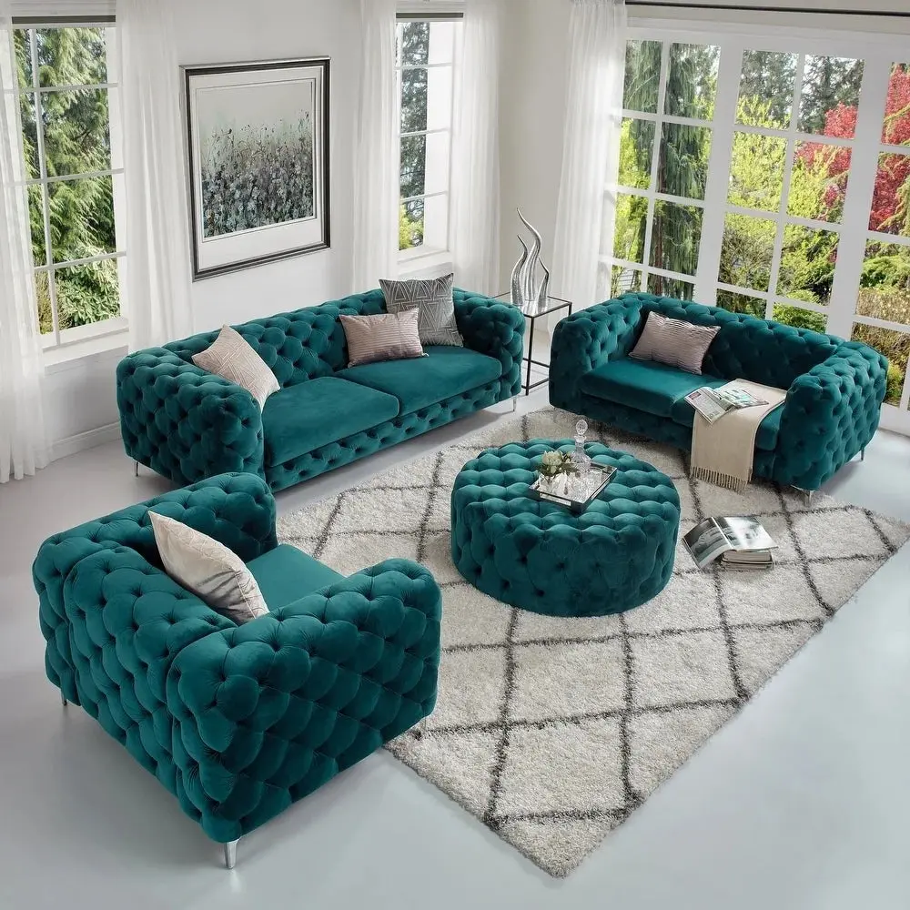 Luxuriöse Chesterfield Sofa 2-Sitzer