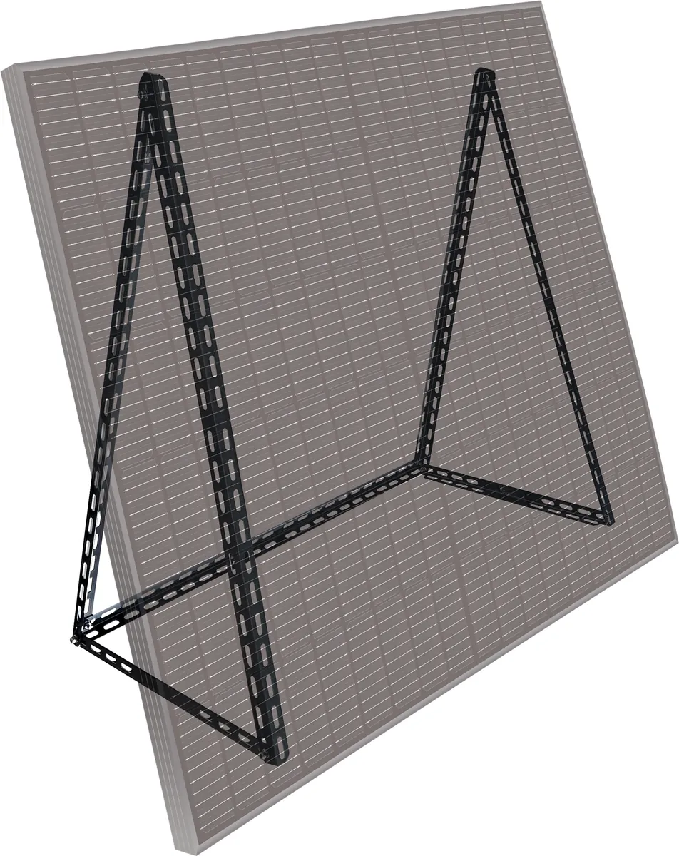 Alu Solarmodul Ständerwerk schwarz