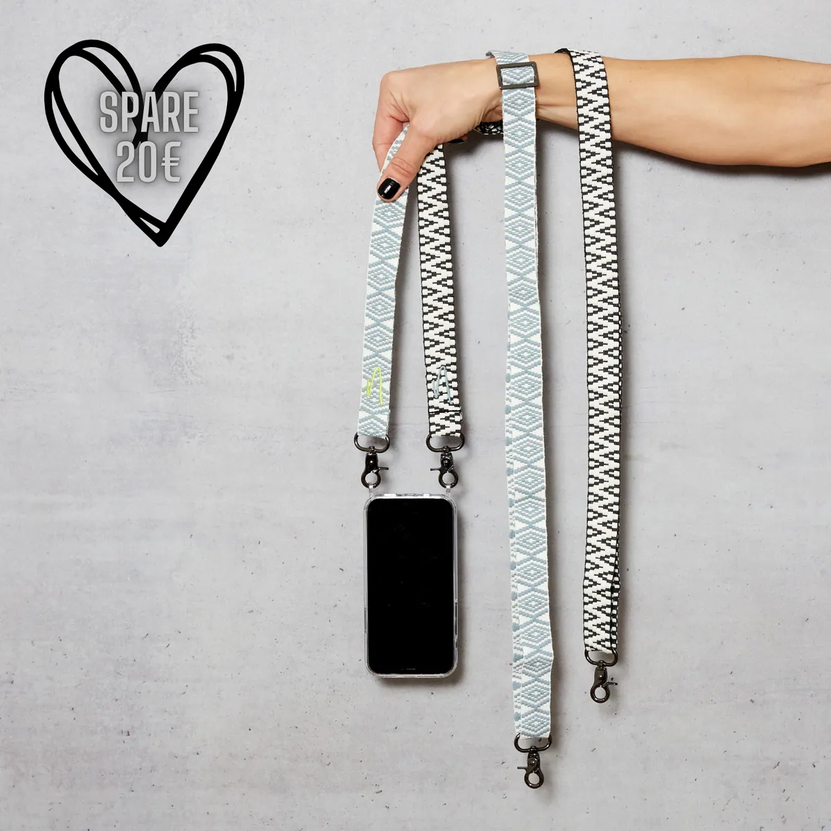 Style Bundle zum Wechseln aus 2 Handybänder + Handyhülle | Sea Salt & Midnight Star