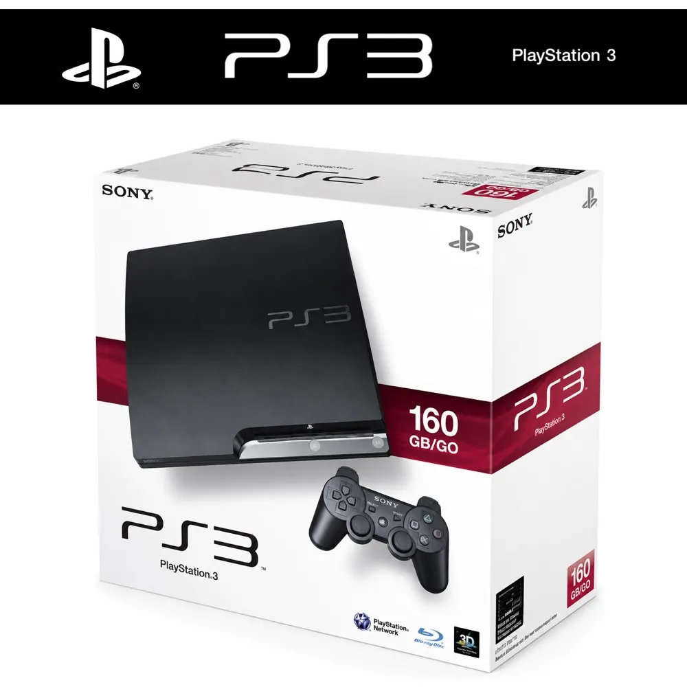 Slim Konsole 160GB inkl. ORIGINAL Controller in OVP