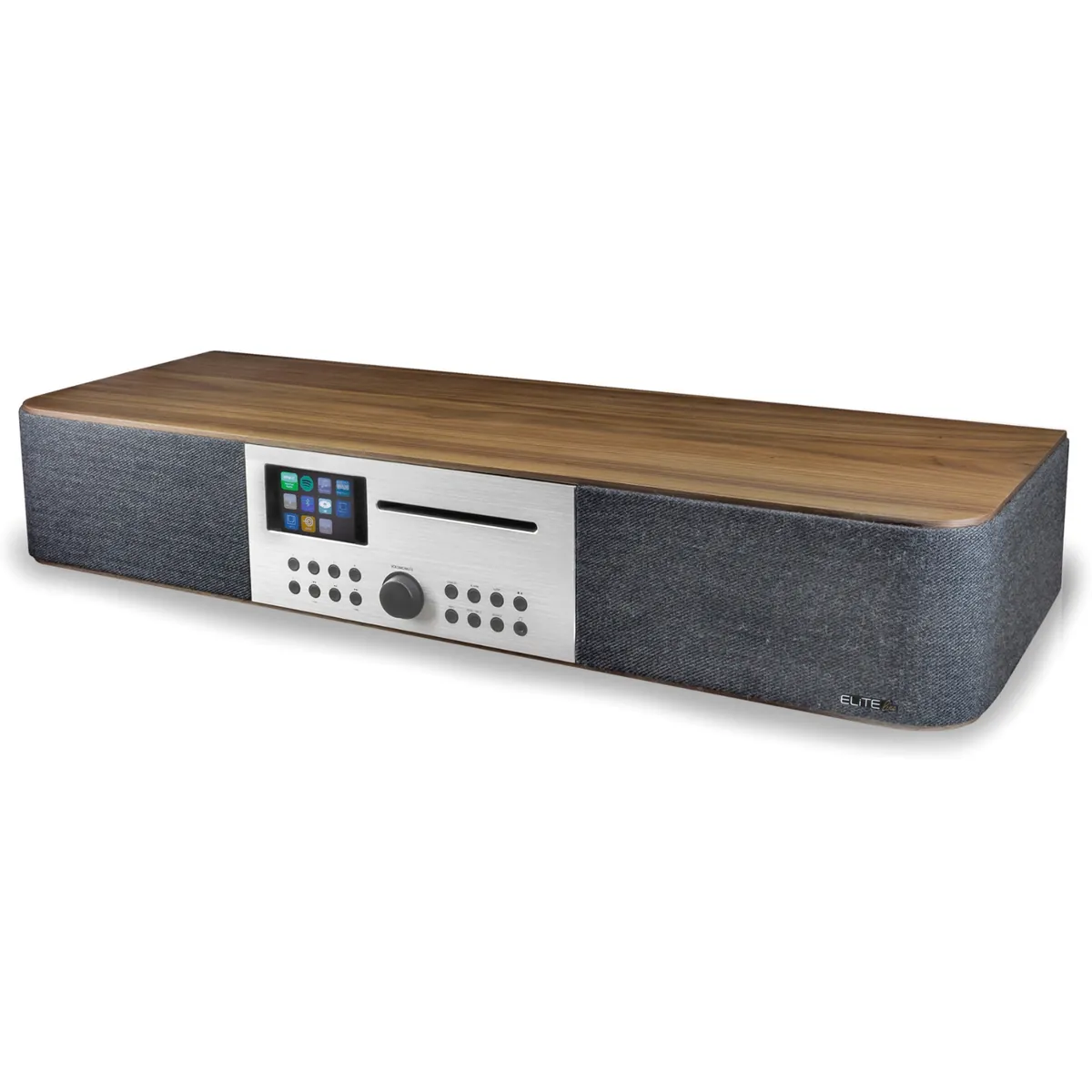 Soundmaster EliteLine ICD2018 Musikcenter – Internetradio Stereoanlage mit CD, DAB+, Netzwerk-Streaming, Multiroom und TV-Sound via Digitalanschluss