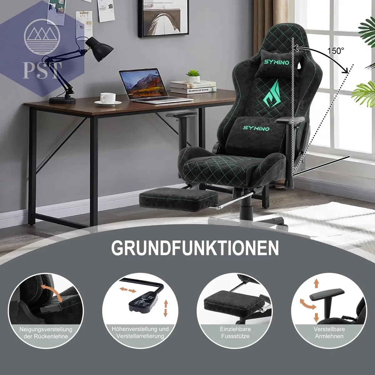 Symino Gaming Stuhl Schreibtischstuhl