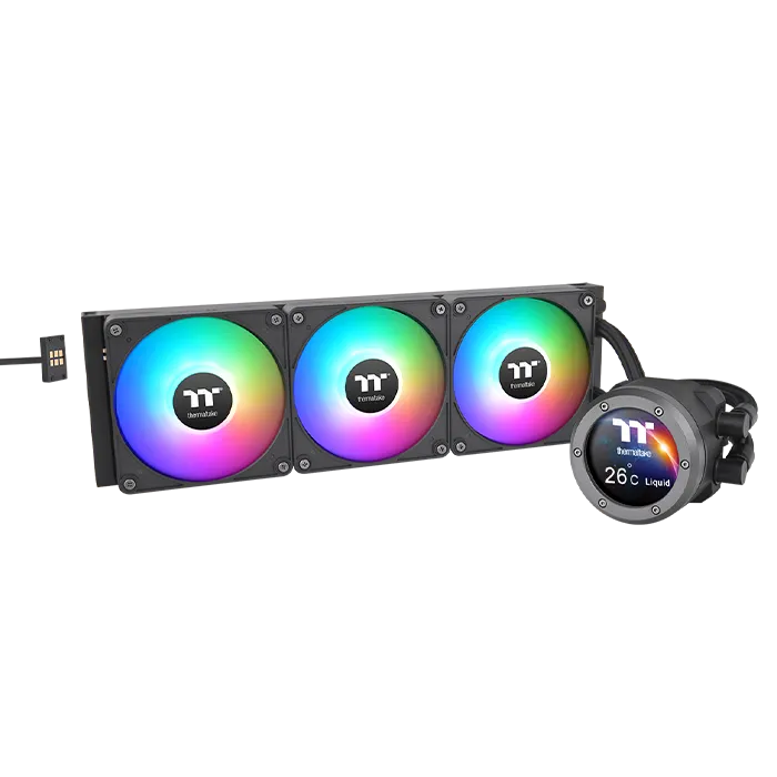 TH360 V2 Ultra EX ARGB AIO Wasserkühlung - LCD-Display