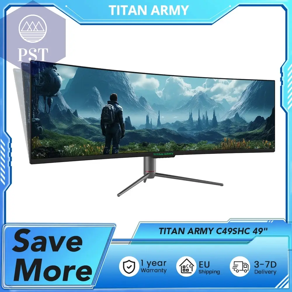 TITAN ARMY C49SHC Curved Gaming Monitor 49 Zoll 144Hz