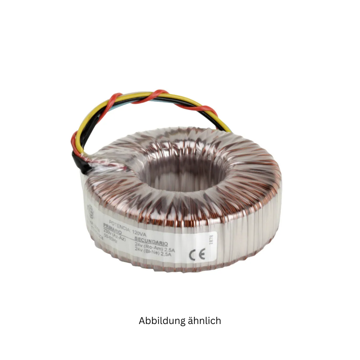 Torivac Transformator TT0050212 Ringkern (50VA/230V/2x12V/ 2x2,08A)