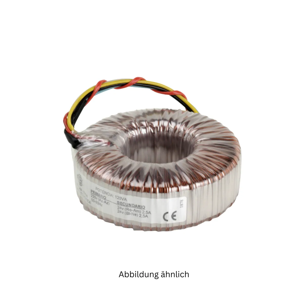 Torivac Transformator TT0220212 Ringkern (220VA/230V/2x12V/ 2x9,37A)