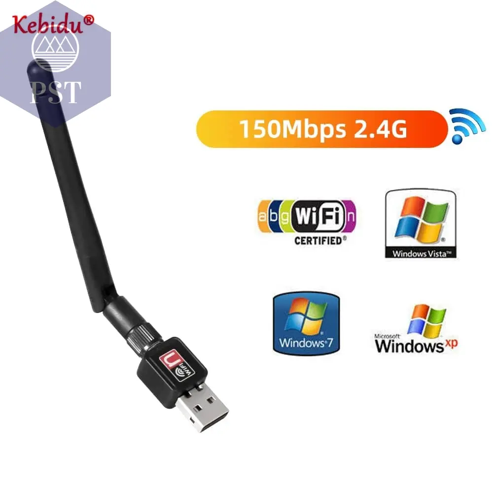 USB Wifi Adapter 150Mbps 2.4 ghz Antenna USB 802.11ngb Ethernet Wi-fi dongle