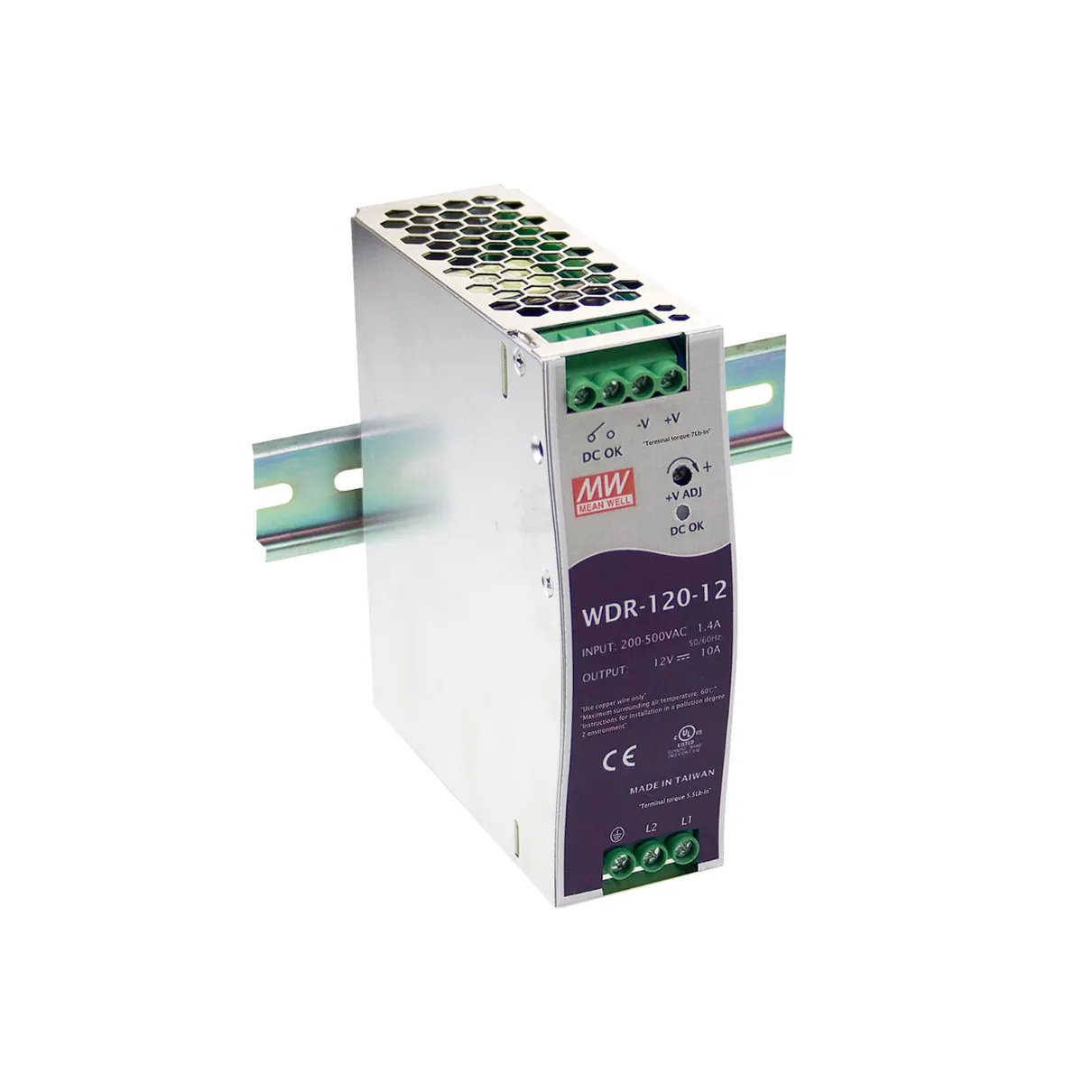 MeanWell WDR-120-12 (120W/12V) Hutschienen-Netzteil