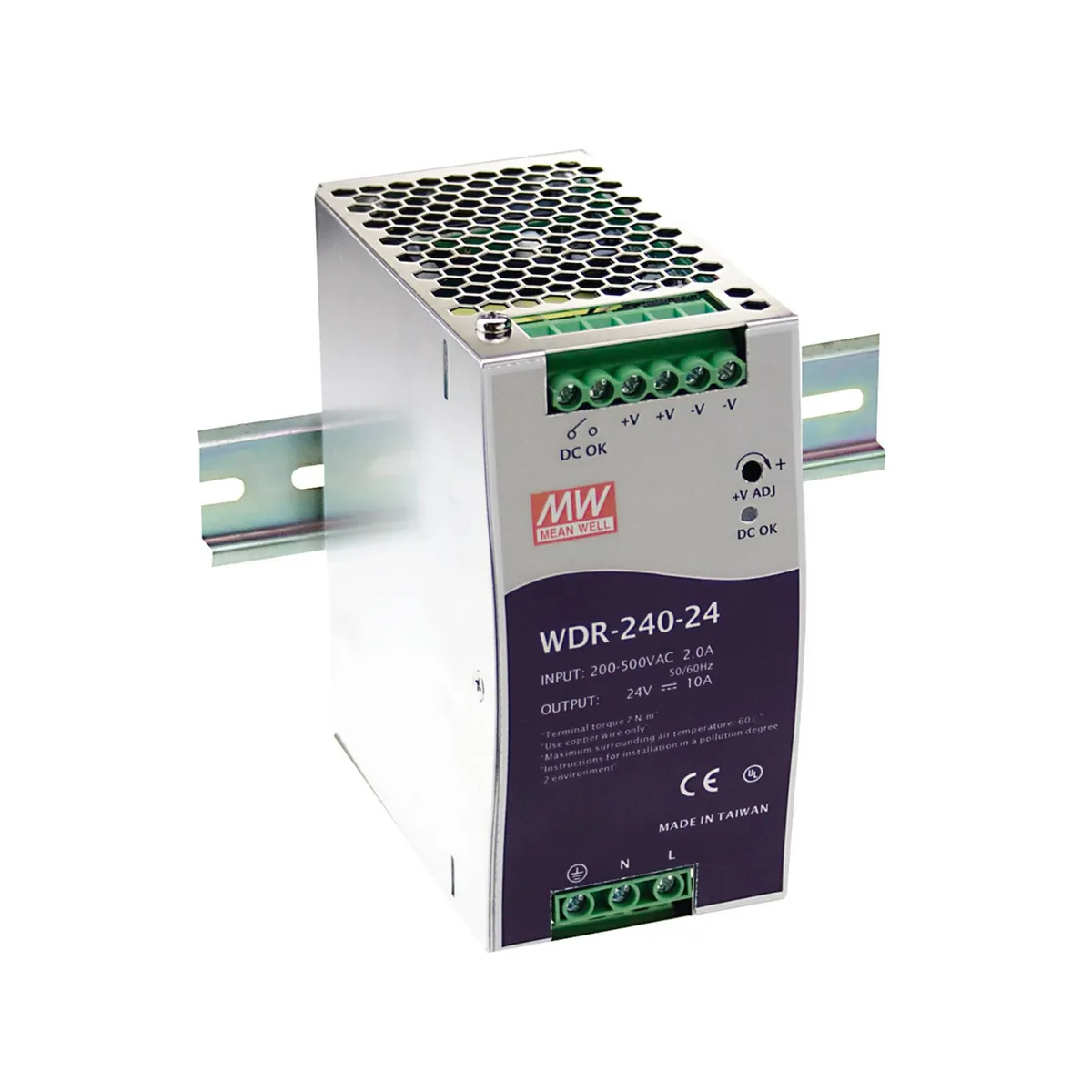 MeanWell WDR-240-48 (240W/48V) Hutschienen-Netzteil