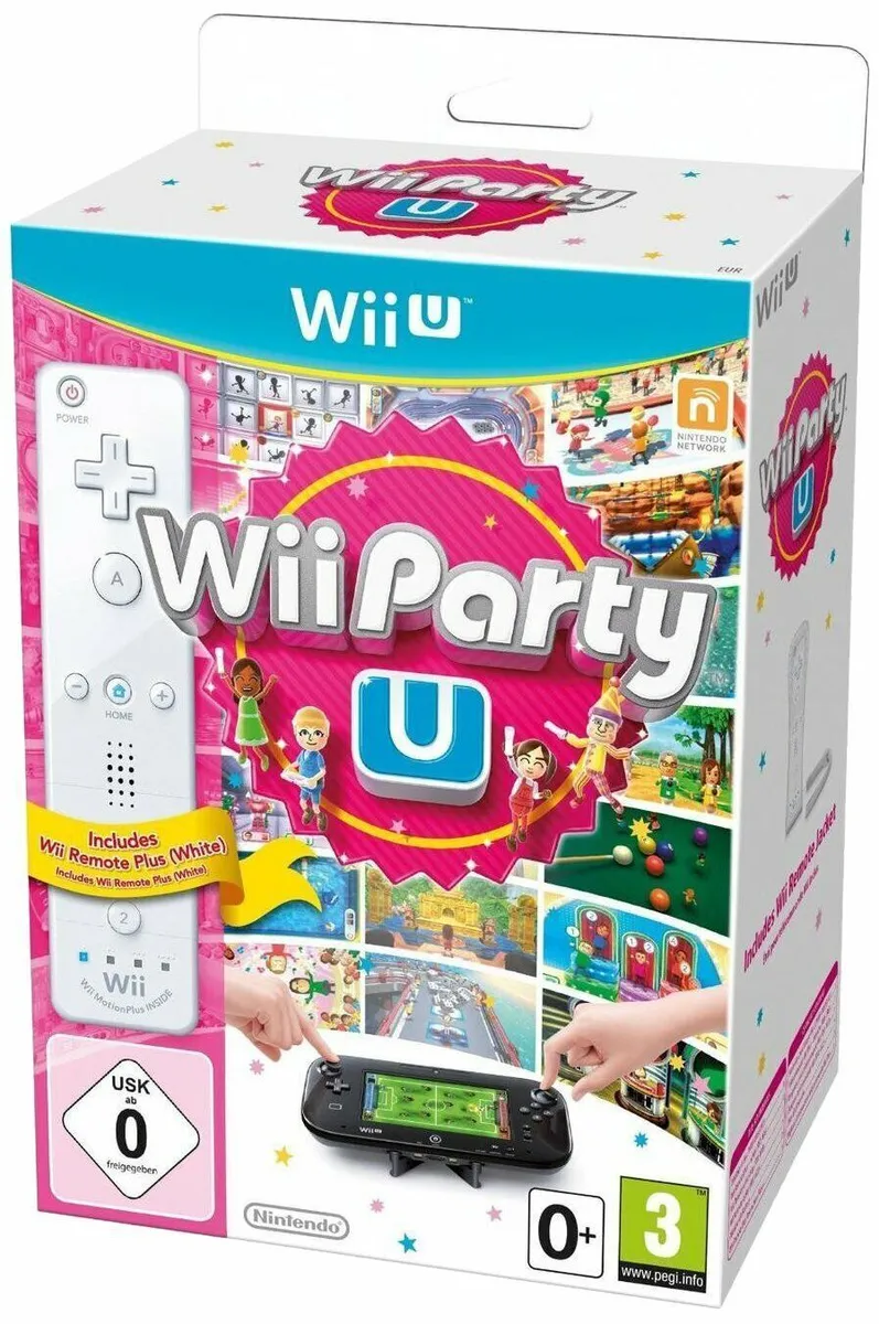 Wii Party U in OVP + Remote Motion Plus (weiß)