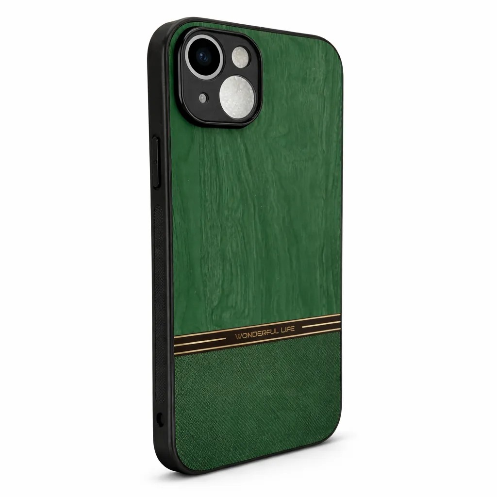 Schutzhülle Softcase "Wonderful Life" grün