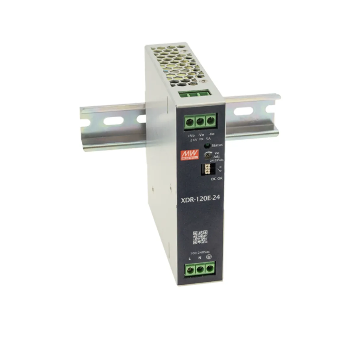 MeanWell XDR-120E-12 (120W/12V) AC/DC Industrienetzteil Hutschiene