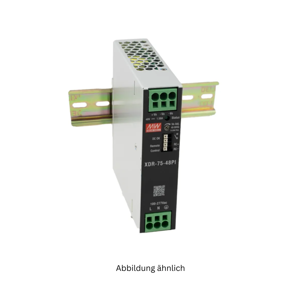 MeanWell XDR-75-48PI (74,88W/48V) AC/DC Industrienetzteil Hutschiene