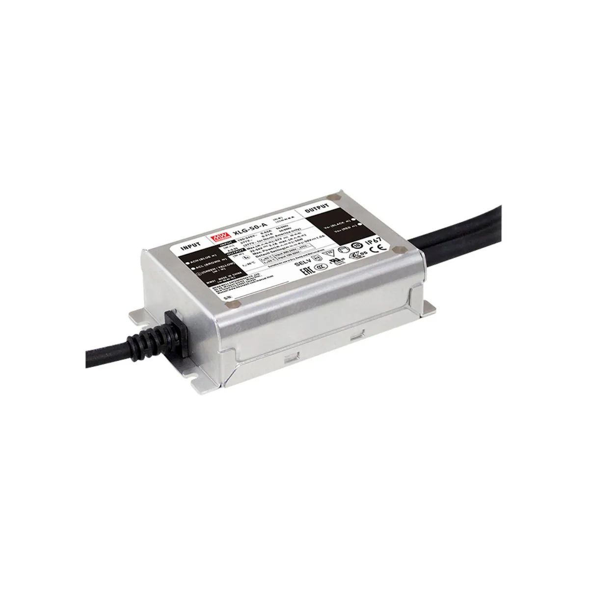 MeanWell XLG-50-A (50W/22-54V) LED-Netzteil