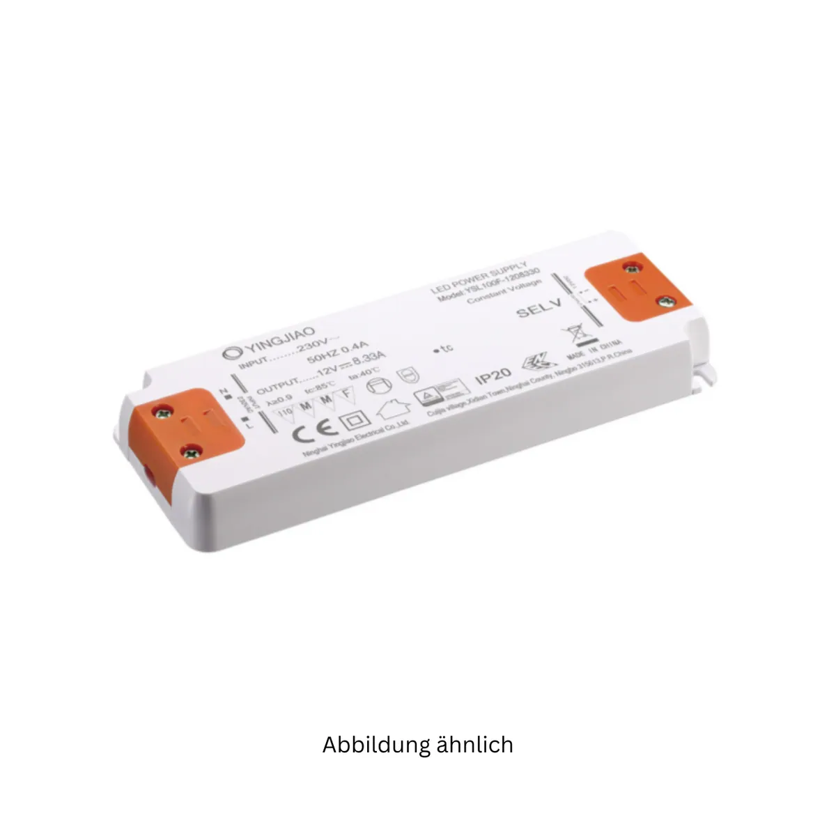Yingjiao YSL100F-1206250 (75W/12V/6,25A) AC/DC-LED-Netzteil IP20 (nicht dimmbar)