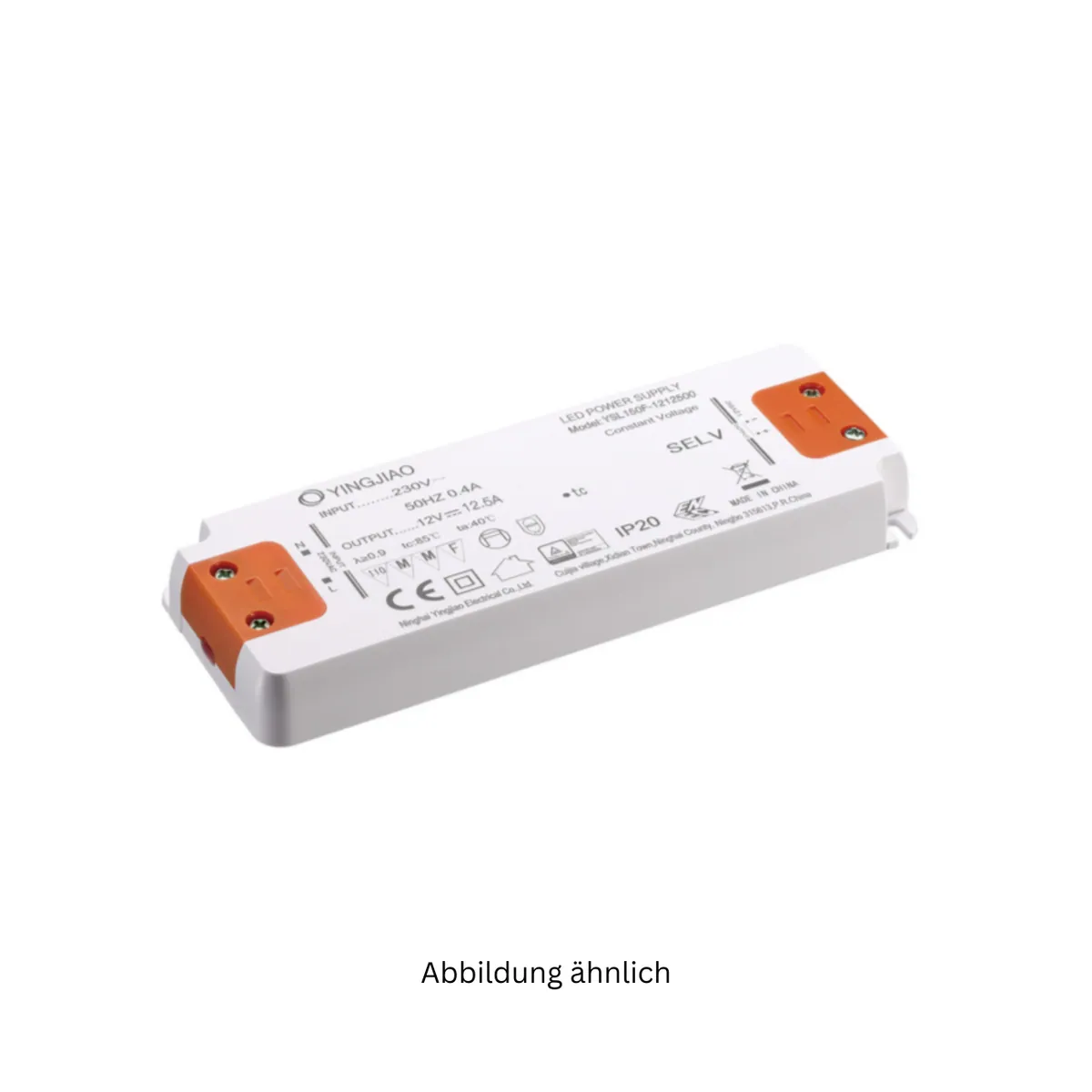 Yingjiao YSL150F-24006250 (150W/24V/6,25A) AC/DC-LED-Netzteil IP20 (nicht dimmbar)