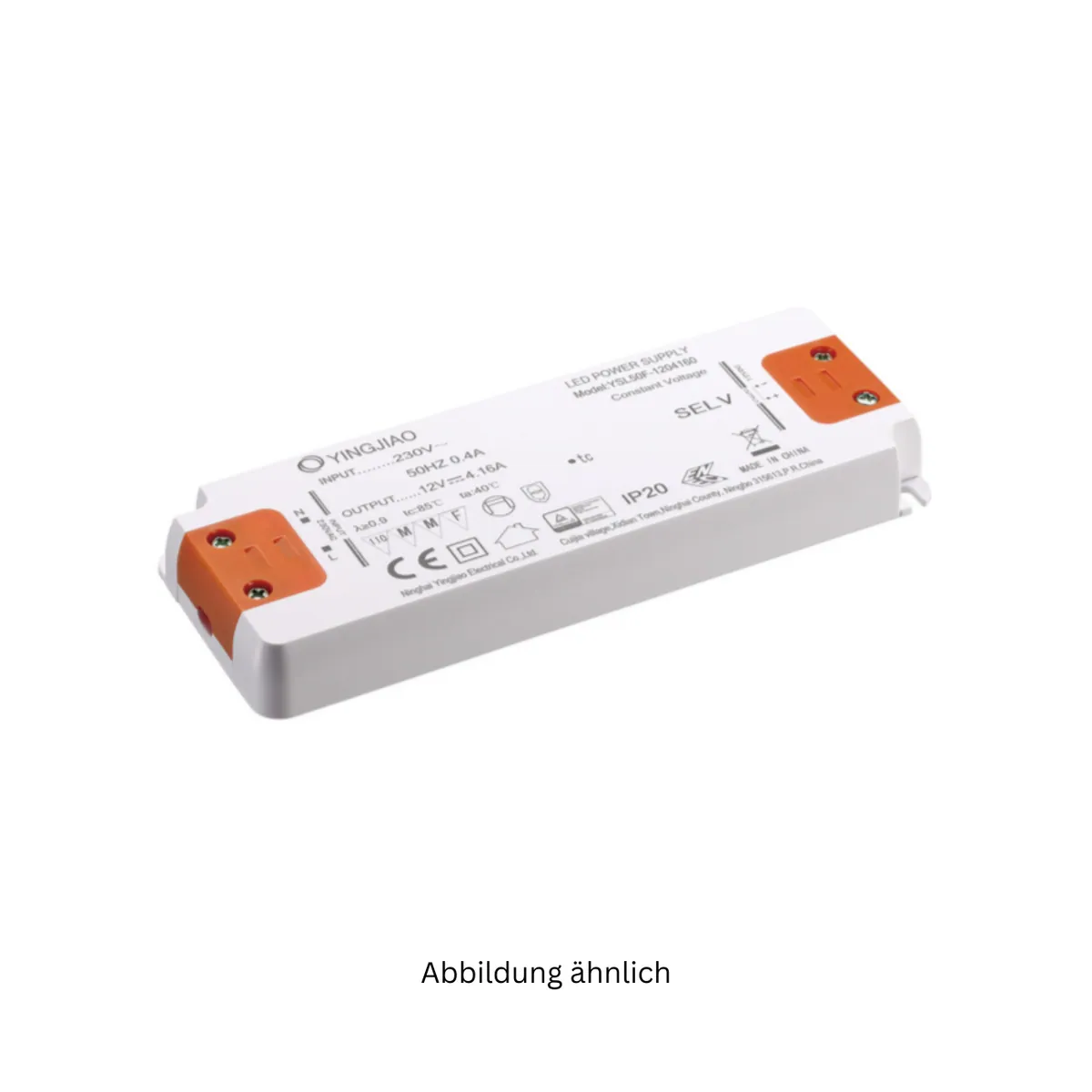 Yingjiao YSL50F-1204160 (50W/12V/4,16A) AC/DC-LED-Netzteil IP20 (nicht dimmbar)
