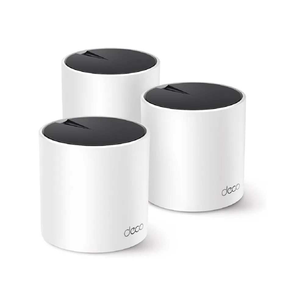 TP-LINK Deco X55 Router 3er Pack Home Mesh WiFi System AX3000 WLAN 6 - weiss