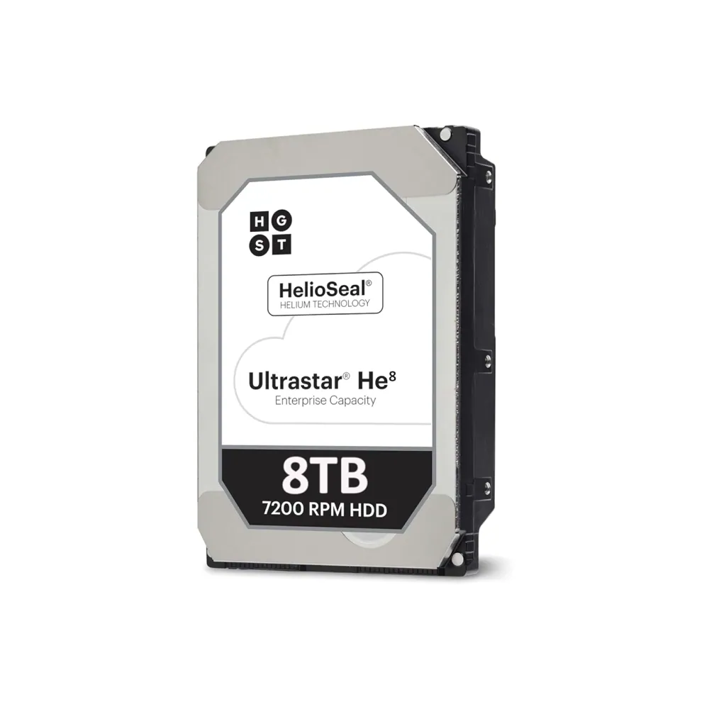 WD HGST Ultrastar He8 8TB Interne Festplatte HUH728080ALE604 3,5 Zoll HDD SATA3