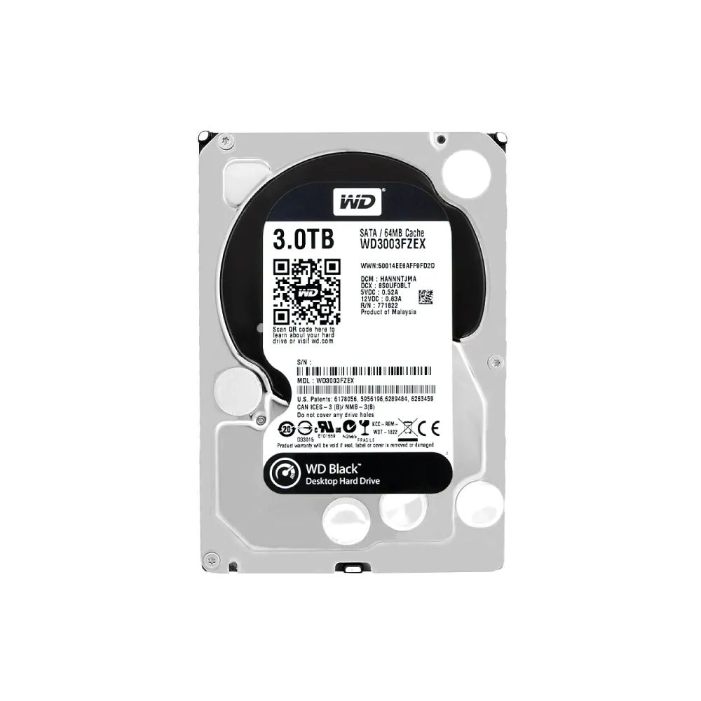 Western Digital WD Black 3TB Interne Festplatte WD3003FZEX 3,5 Zoll HDD SATA3