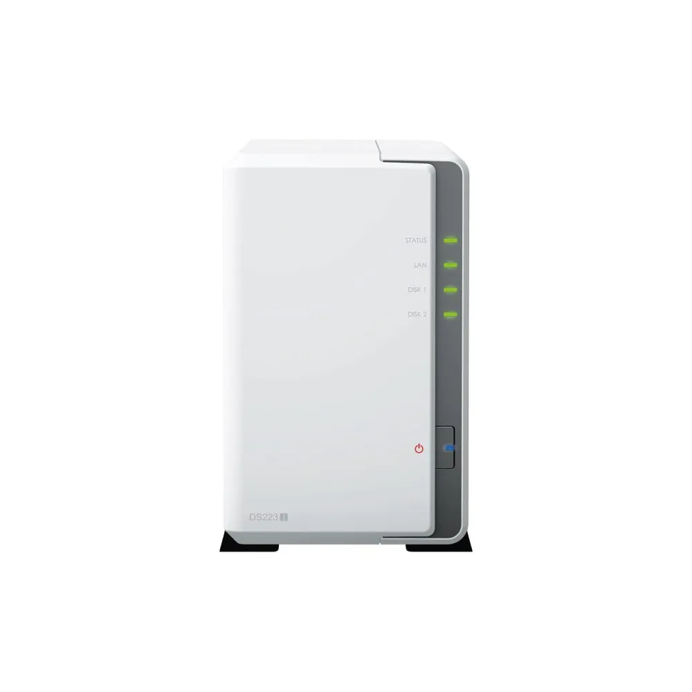 Synology DS223J Diskstation 2bay NAS Server System 4TB/6TB/8TB vorinstalliert