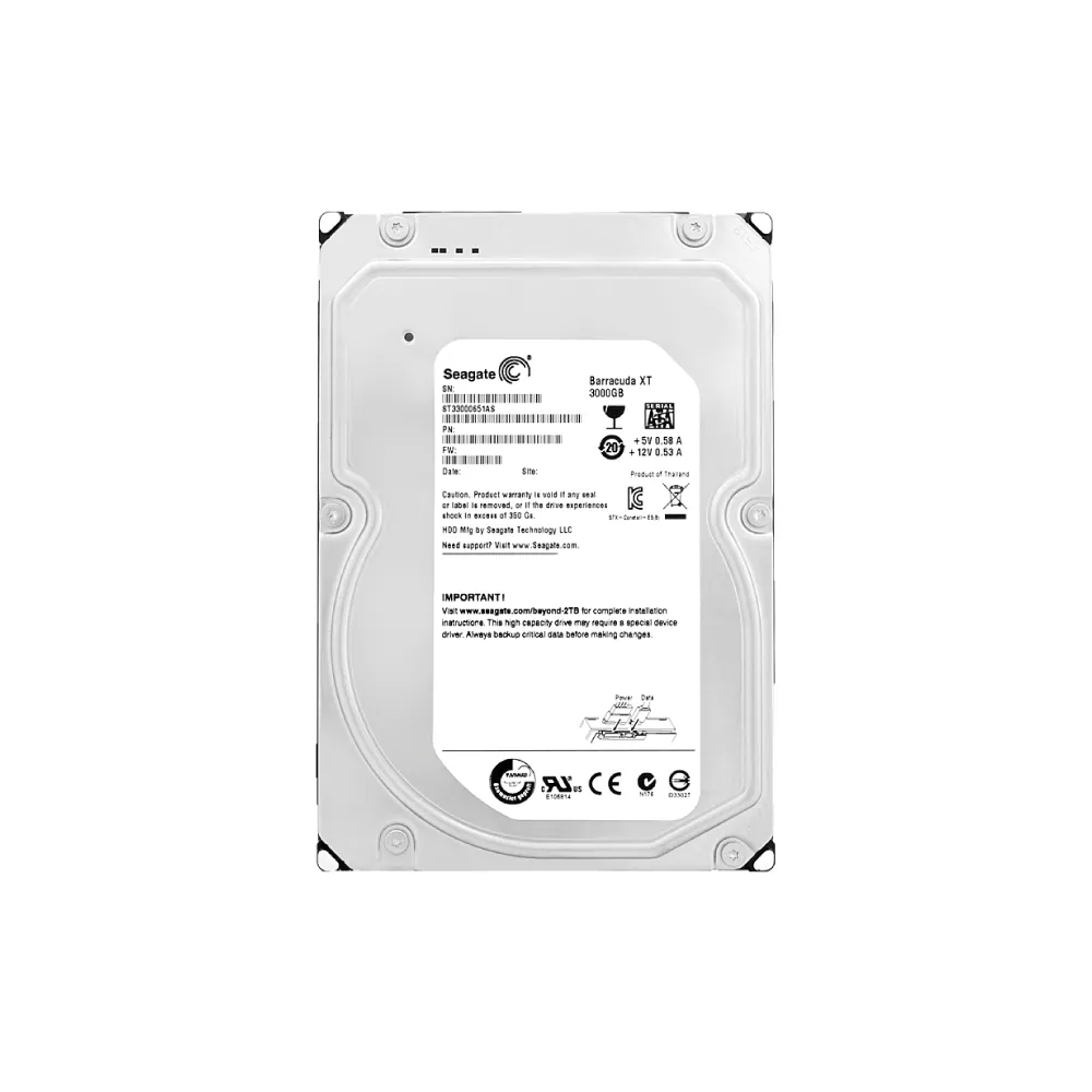 Seagate Barracuda 3TB Interne Festplatte ST33000651AS 3,5 Zoll HDD SATA3 7200RPM