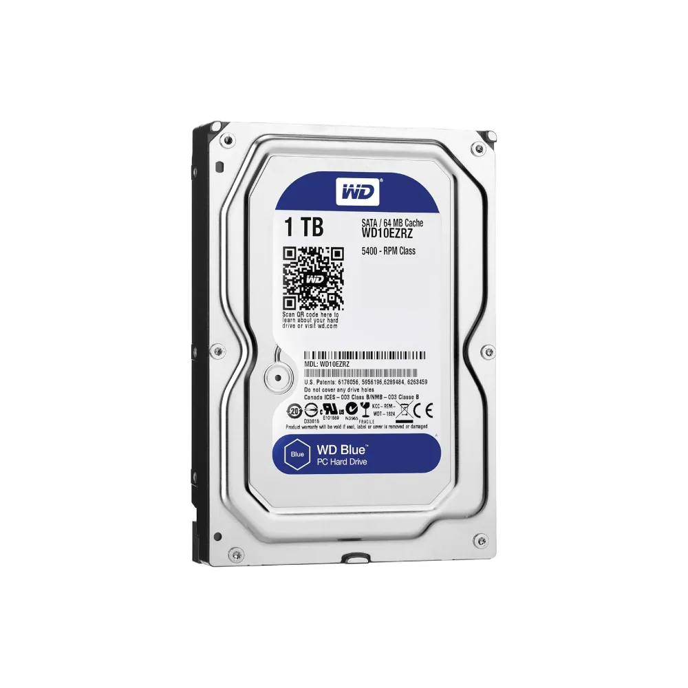 Western Digital WD Blue 1TB Interne Festplatte WD10EZRZ 3,5 Zoll HDD SATA 6/Gbs