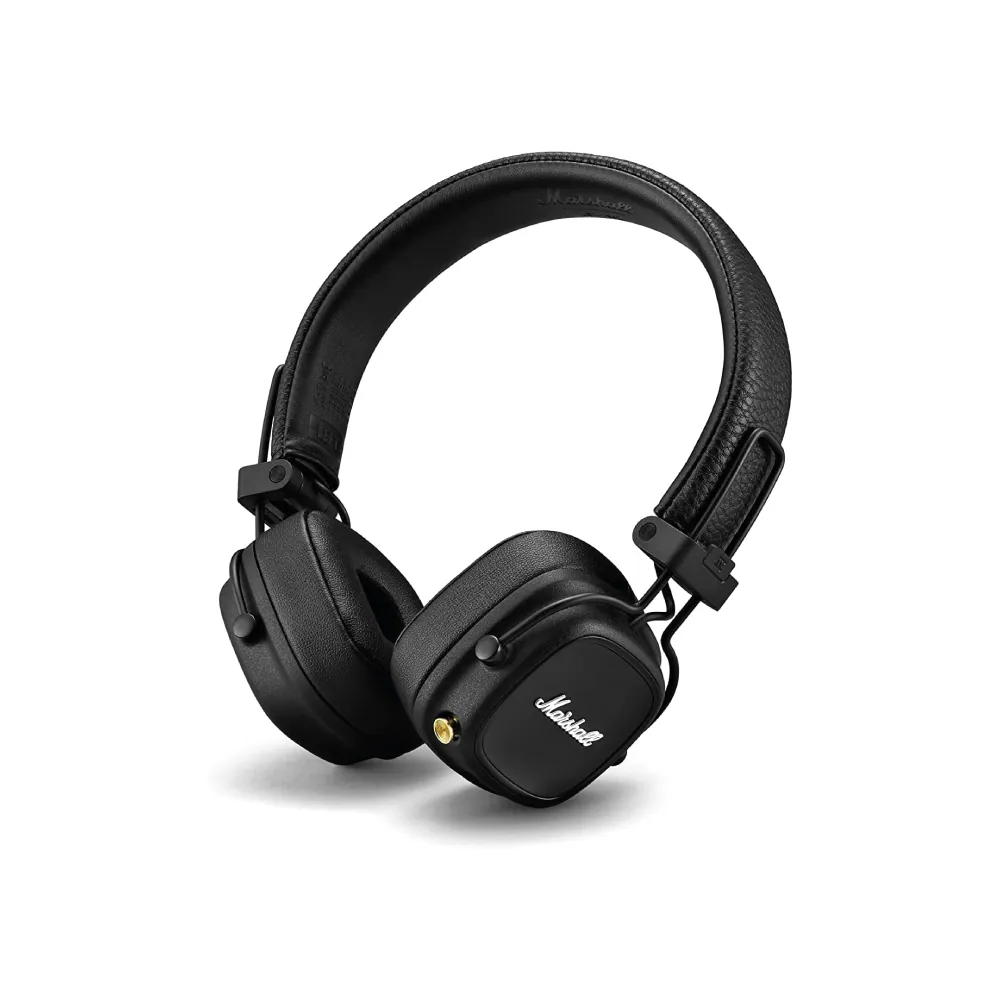 Marshall Major IV Bluetooth Kopfhörer kabelllos - on ear - faltbar black/brown