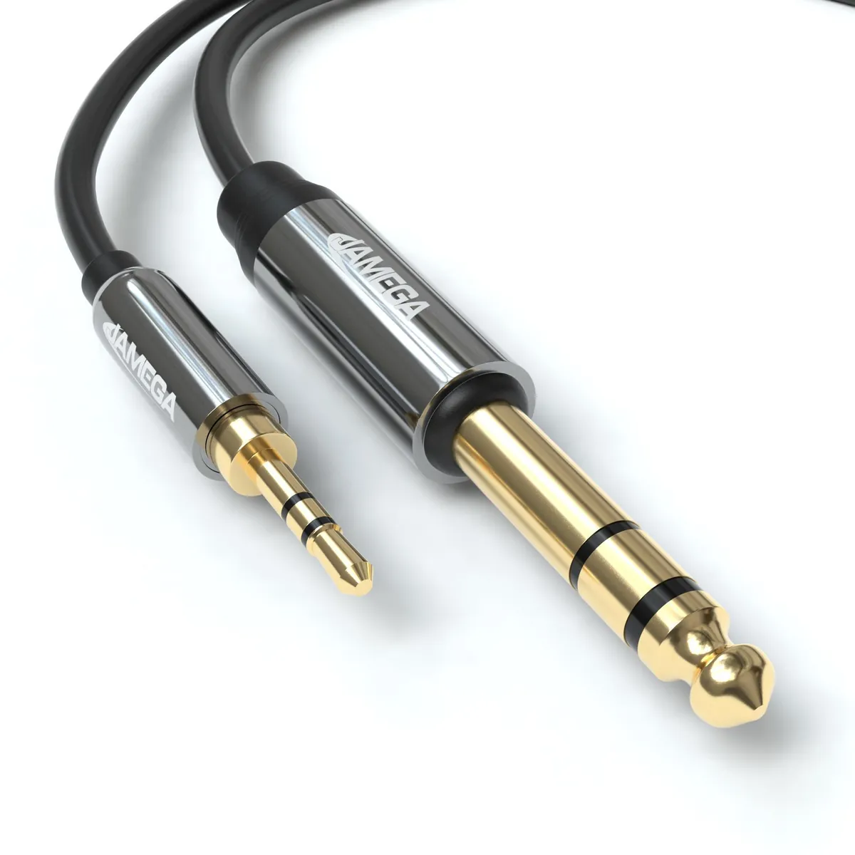 3,5mm Klinkenstecker - 6,3mm Klinkenstecker Stereo Kabel - Variation